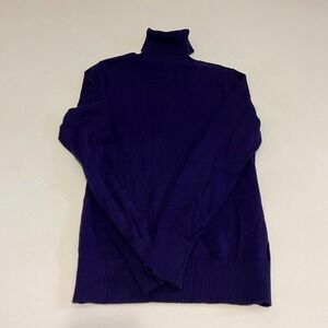 Banana Republic Purple Turtleneck sweater cotton blend XS